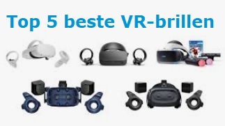 Welke VR headsets staan in de Top 5?