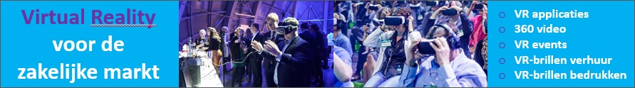 VR - virtual reality diensten voor zakelijke markt