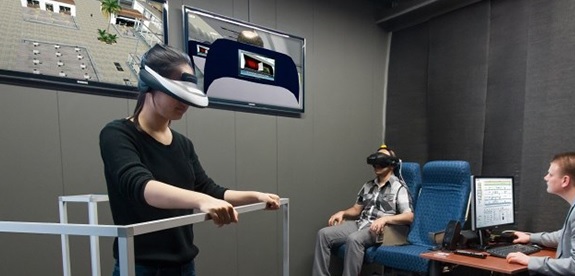 virtual reality headset voor zieken