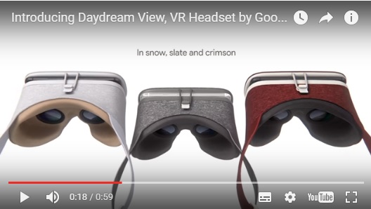 virtual reality bril smartphone vr headset google daydream view