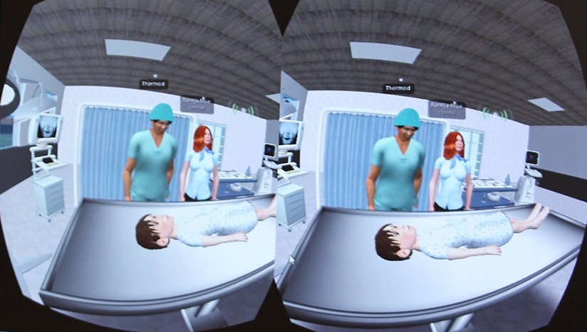 virtual reality bril in de zorg