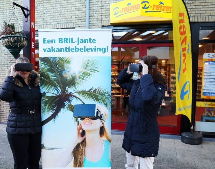 virtual reality op vakantie en reis