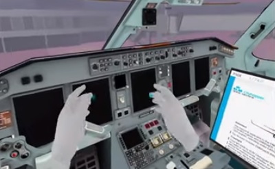 virtual reality training voor piloten